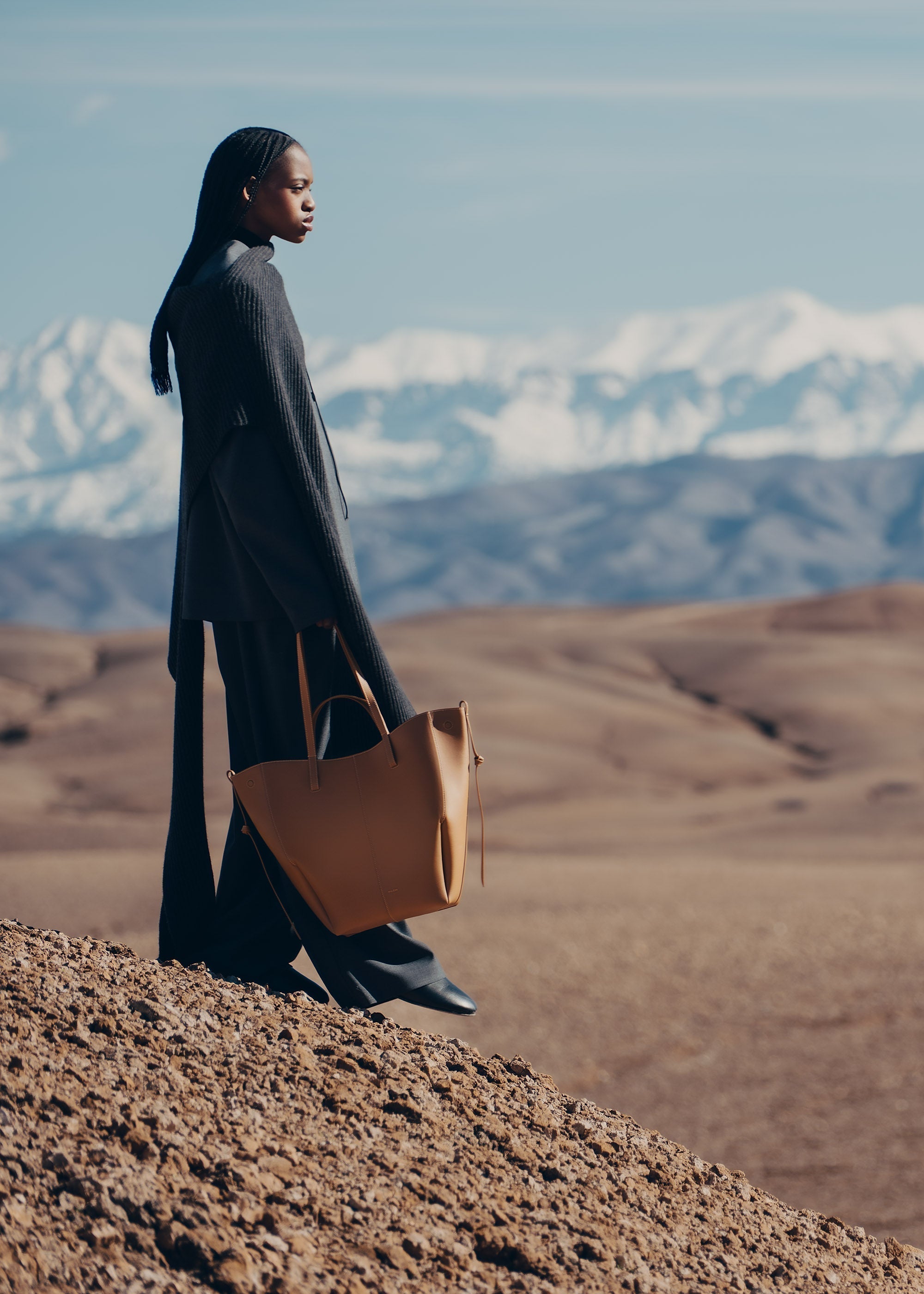 Cyme Tote - Textured Camel
